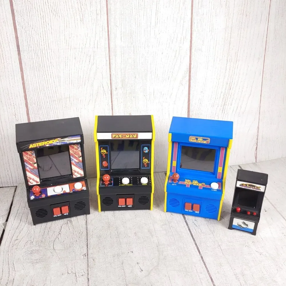 5x MINI ARCADE LOT - Atari, GALAGA, Asteroids, Ms. Pac Man Machines Bandai NAMCO